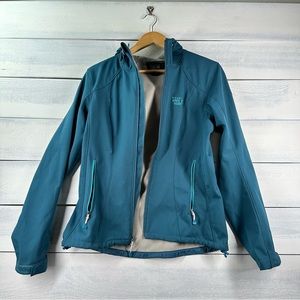 Mountain Hardware Blue Winter Rain Jacket
